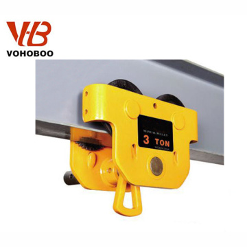 EOT crane hoist manual multifunctional trolley for industry usage